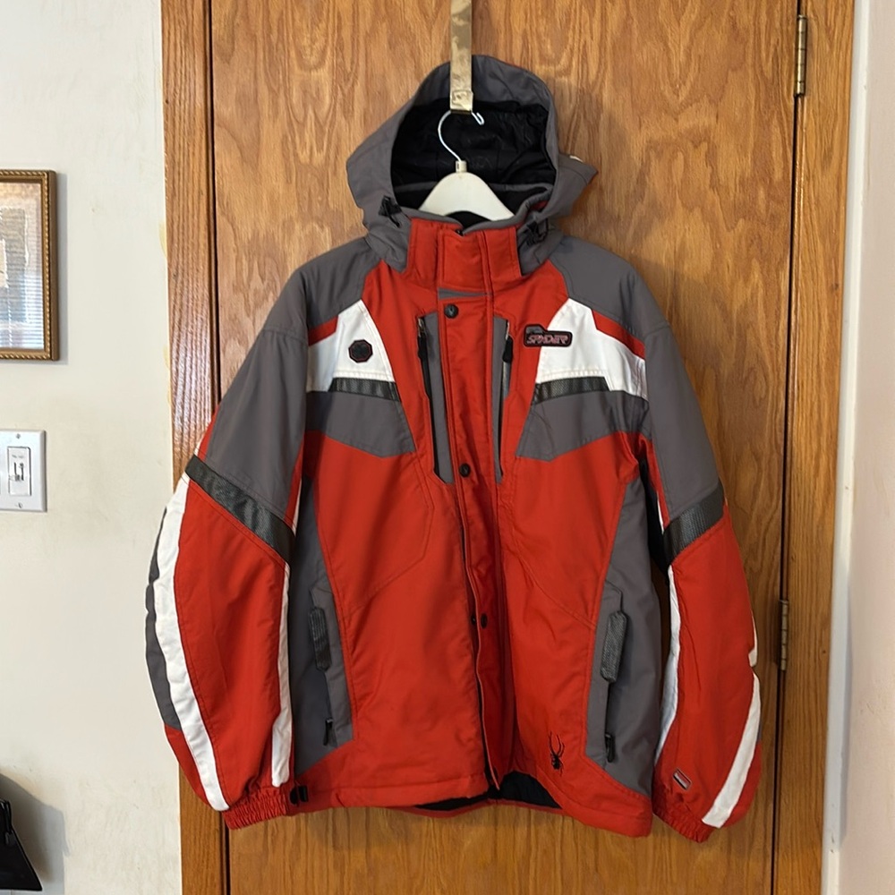 Spyder Ski Jacket Men’s Size Large Thinsulate Insulation Nylon Outter Shell